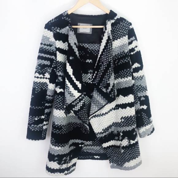 Anthropologie Guest Editor Wool Drape Cardigan - Picture 1 of 12